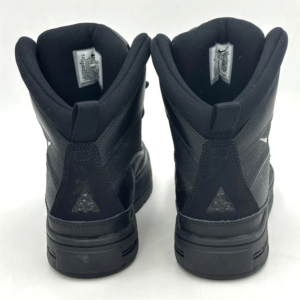 Nike ACG Boots Youth Size 5Y Black Winter Duck Boot Non-Marking 524872-004